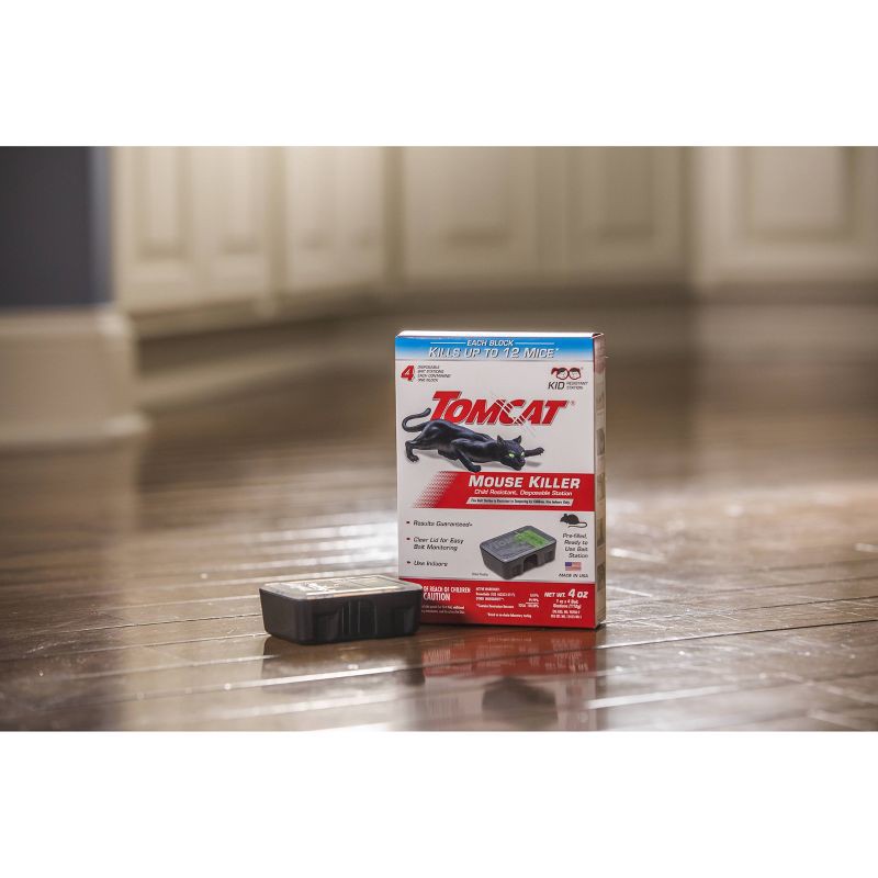Tomcat Mouse Killer II Disposable - 4ct 4 ct