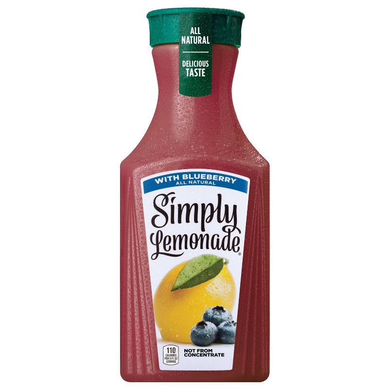 slide 1 of 9, Simply Beverages Simply Lemonade with Blueberry Juice - 52 fl oz, 52 fl oz