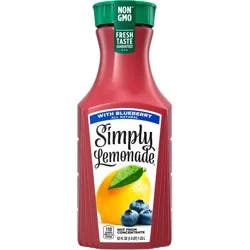 Simply Beverages Simply Lemonade with Blueberry Juice - 52 fl oz