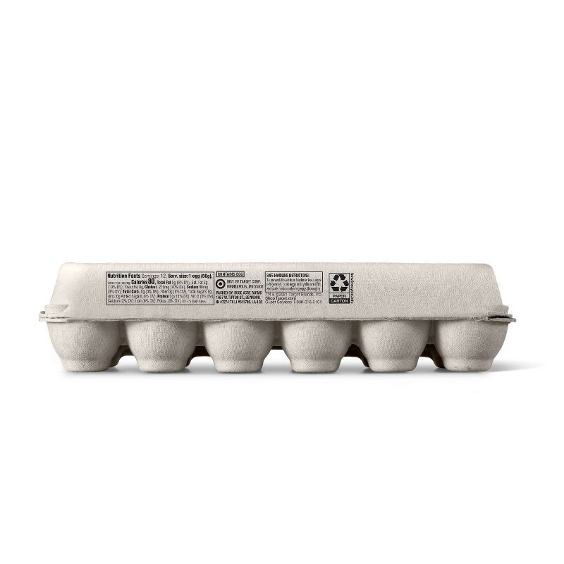 12ct Blank Egg Cartons
