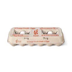 Grade A Large Eggs - 12ct - Good & Gather™ (Packaging May Vary)