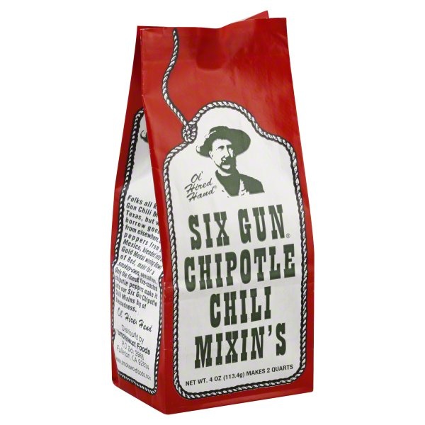 slide 1 of 1, Six Gun Chipotle Chili Mixins, 4 oz