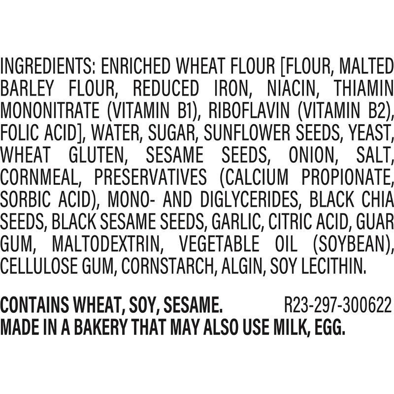 slide 3 of 7, Sara Lee Everything Bagels - 20oz/6ct, 6 ct; 20 oz