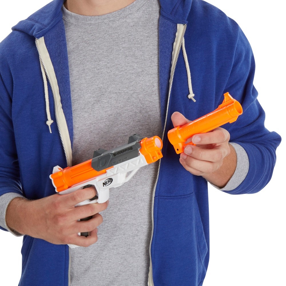 slide 3 of 7, Nerf N-Strike Sharpfire Blaster, 1 ct