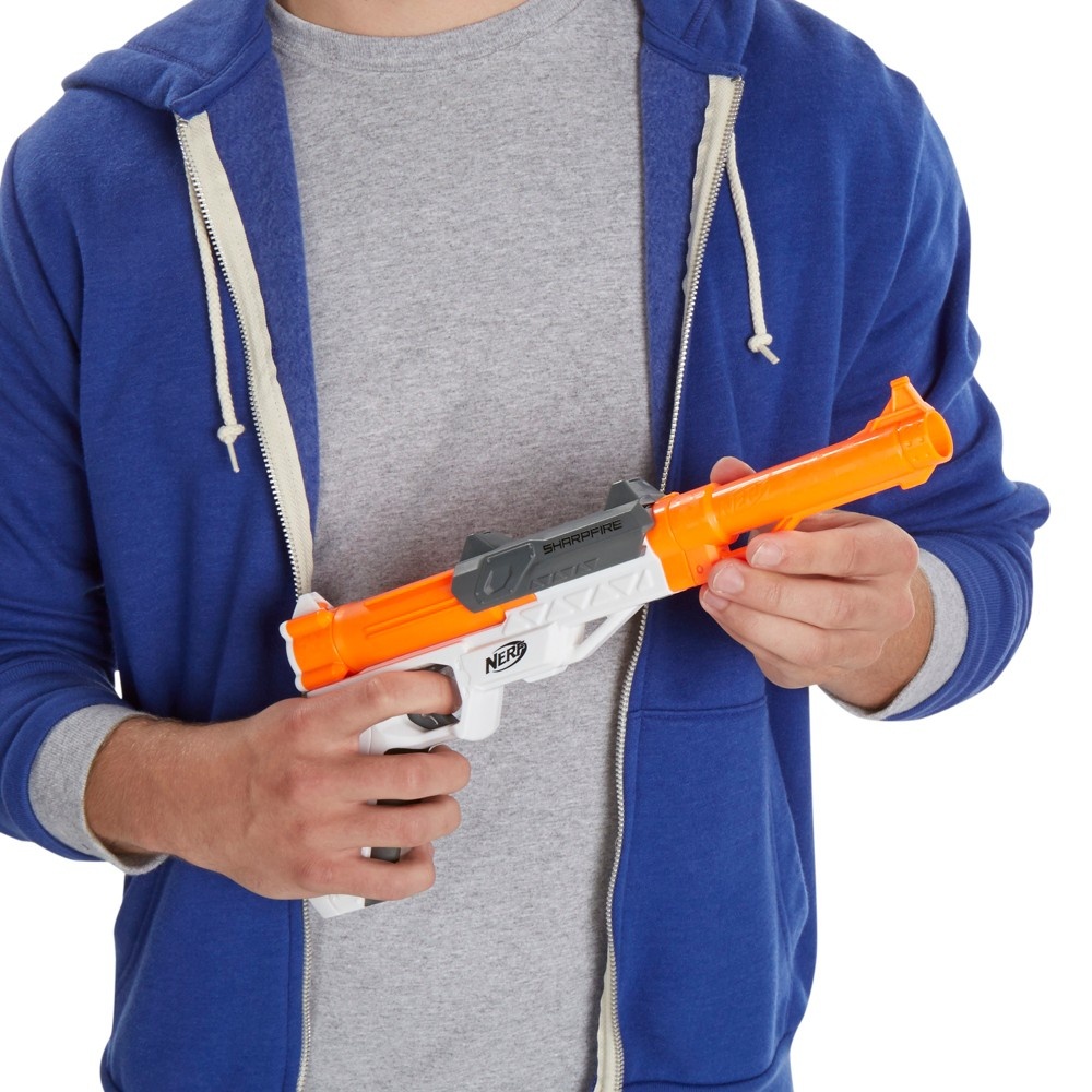 slide 4 of 7, Nerf N-Strike Sharpfire Blaster, 1 ct