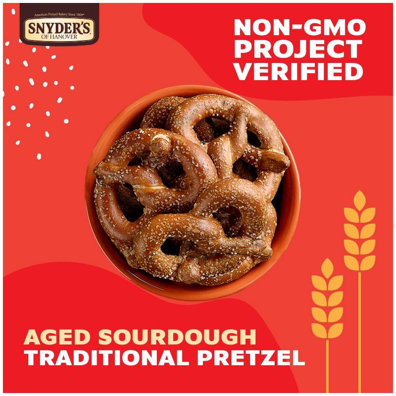 slide 2 of 7, Snyder's of Hanover Pretzels Sourdough Hard Pretzels Family Size - 16oz, 16 oz