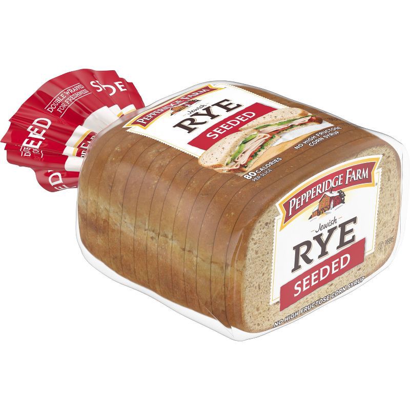 slide 3 of 6, Pepperidge Farm Vegan Jewish Rye Seeded Bread - 16oz, 16 oz