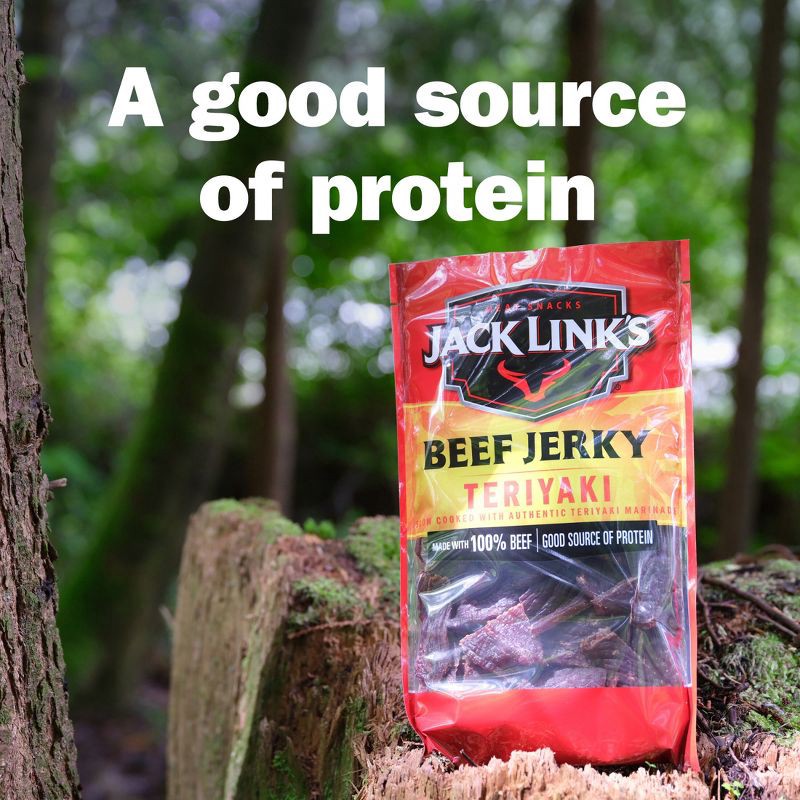 slide 7 of 9, Jack Link's Teriyaki Beef Jerky Mega Pack - 8oz, 8 oz