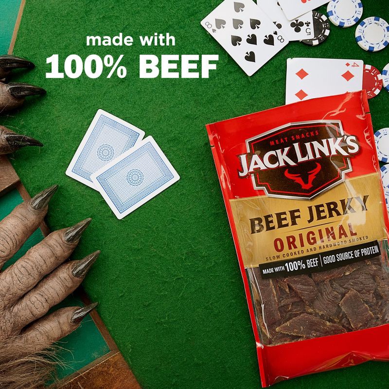 slide 3 of 9, Jack Link's Original Beef Jerky Family Size - 8oz, 8 oz
