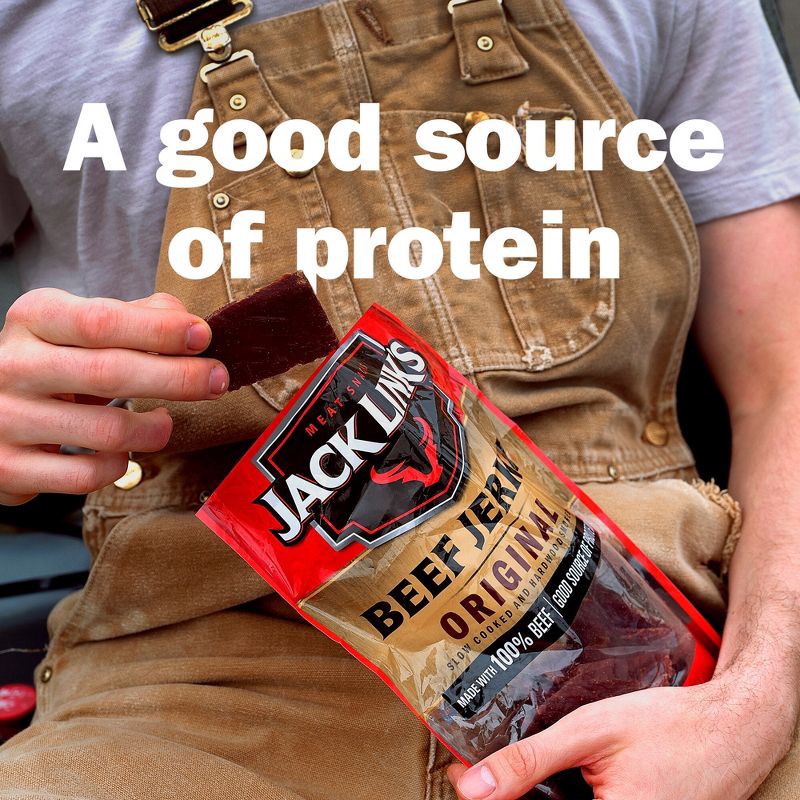 slide 5 of 9, Jack Link's Original Beef Jerky Family Size - 8oz, 8 oz