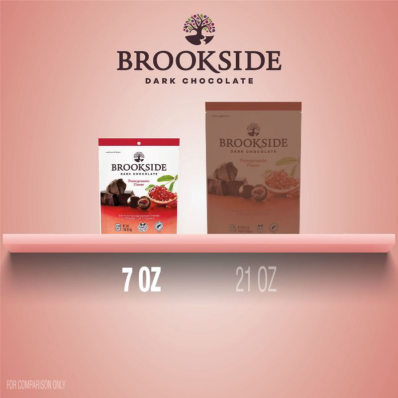 slide 7 of 7, Brookside Pomegranate Dark Chocolate Candy - 7oz, 7 oz