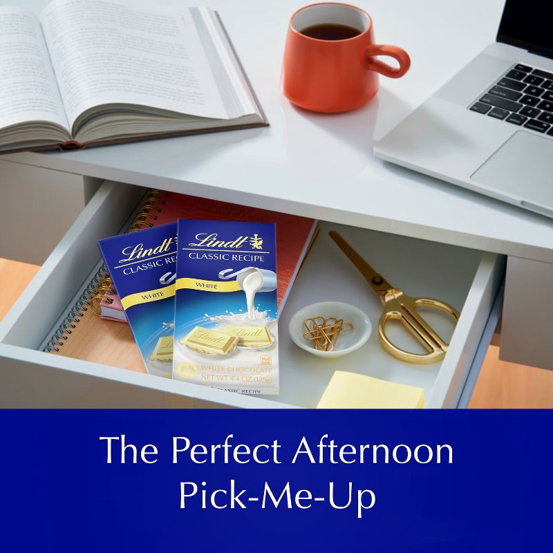 slide 2 of 7, Lindt Classic Recipe White Chocolate Candy Bar - 4.4 oz., 4.4 oz