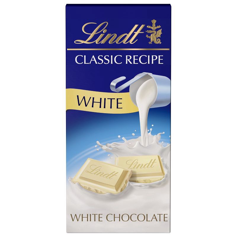 slide 1 of 7, Lindt Classic Recipe White Chocolate Candy Bar - 4.4 oz., 4.4 oz