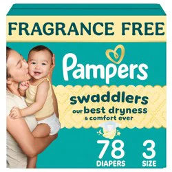 Pampers Swaddlers Sensitive Disposable Diapers - Size 3 - 78ct