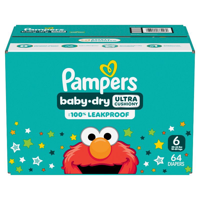 slide 16 of 16, Pampers Baby Dry Diapers Super Pack - Size 6 - 64ct, 6 x 64 ct