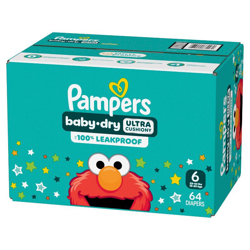 slide 15 of 16, Pampers Baby Dry Diapers Super Pack - Size 6 - 64ct, 6 x 64 ct