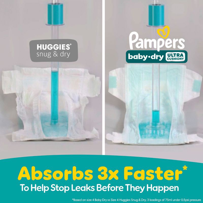slide 5 of 16, Pampers Baby Dry Diapers Super Pack - Size 5 - 78ct, 5 x 78 ct