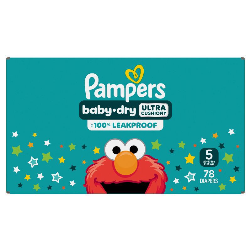 slide 1 of 16, Pampers Baby Dry Diapers Super Pack - Size 5 - 78ct, 5 x 78 ct