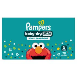 Pampers Baby Dry Diapers Super Pack - Size 5 - 78ct