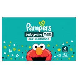 Pampers Baby Dry Diapers Super Pack - Size 4 - 92ct