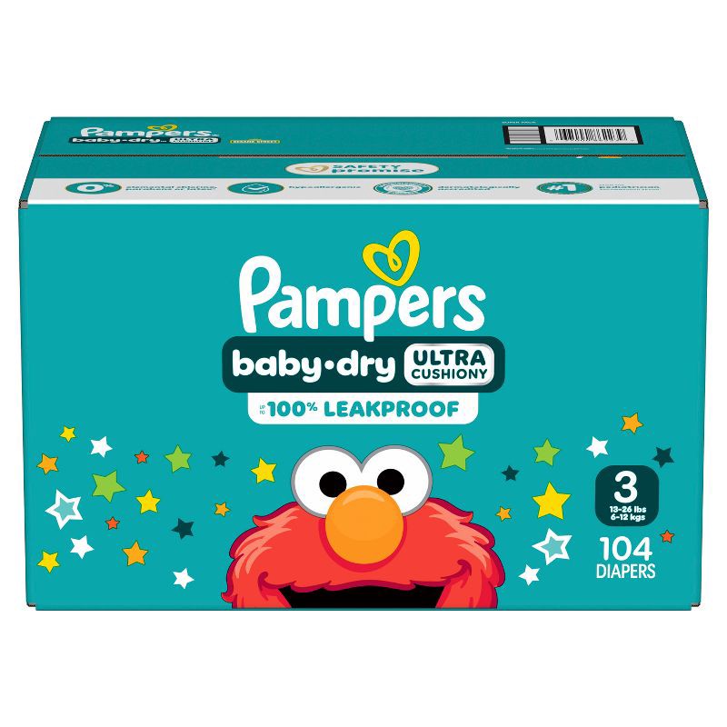 slide 15 of 16, Pampers Baby Dry Diapers Super Pack - Size 3 - 104ct, 3 x 104 ct