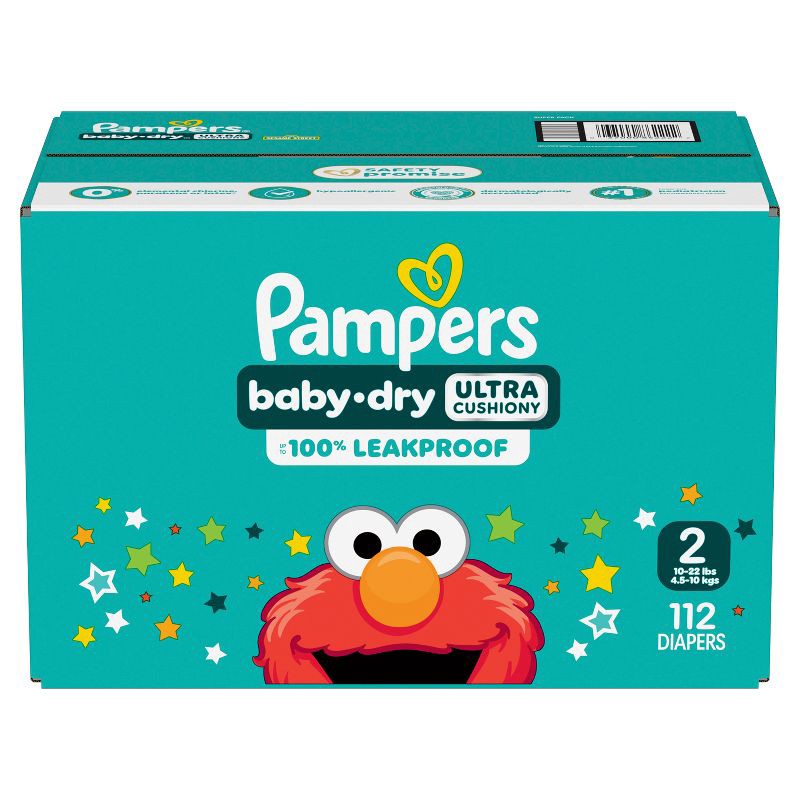 slide 16 of 16, Pampers Baby Dry Diapers - Size 2 - 112ct, 2 pk; 112 ct