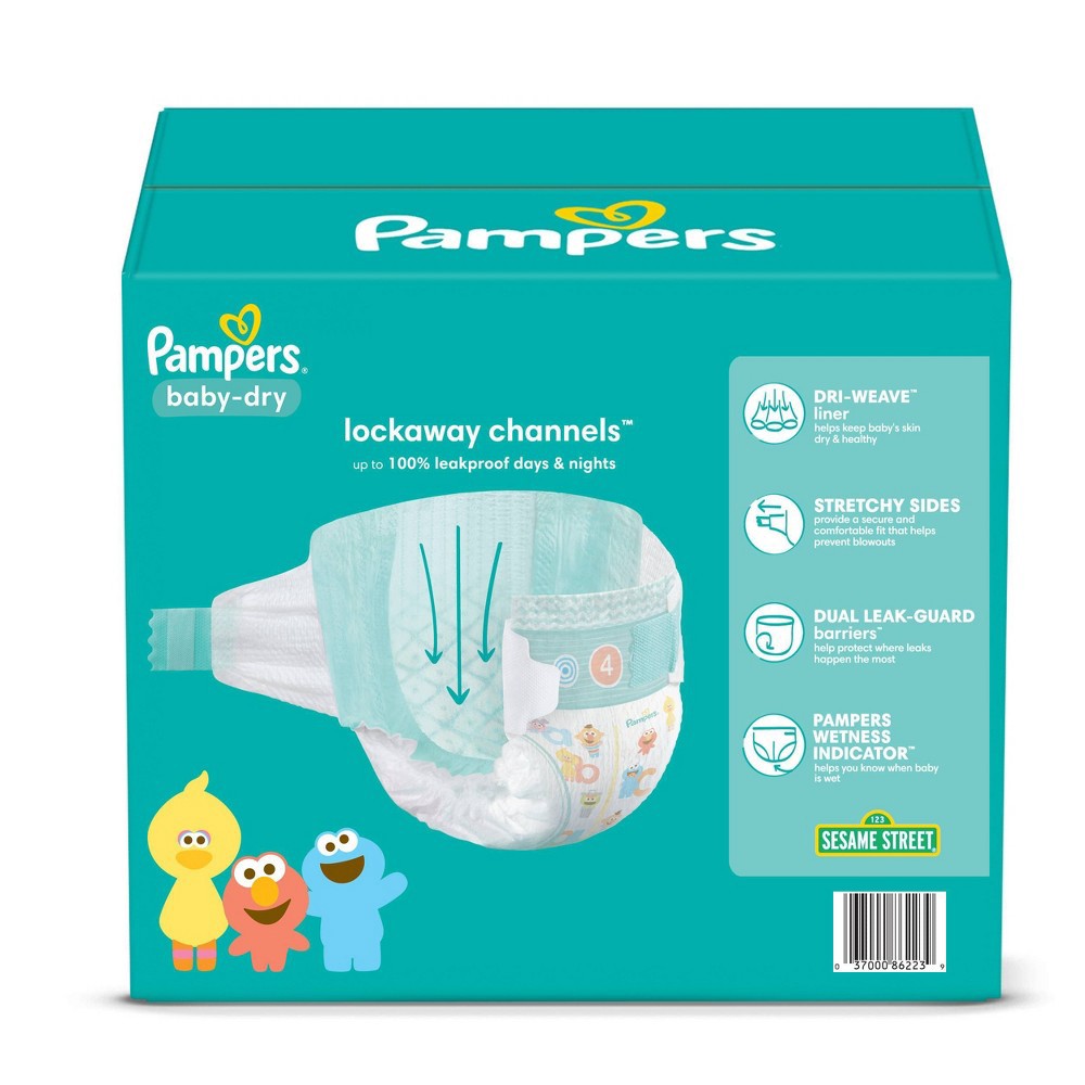 slide 15 of 17, Pampers Baby Dry Diapers Super Pack - Size 1 - 120ct, 120 ct