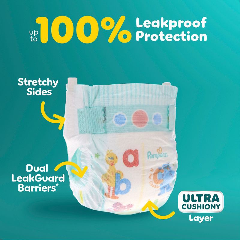 slide 4 of 16, Pampers Baby Dry Diapers Super Pack - NewBorn - 104ct, 104 ct