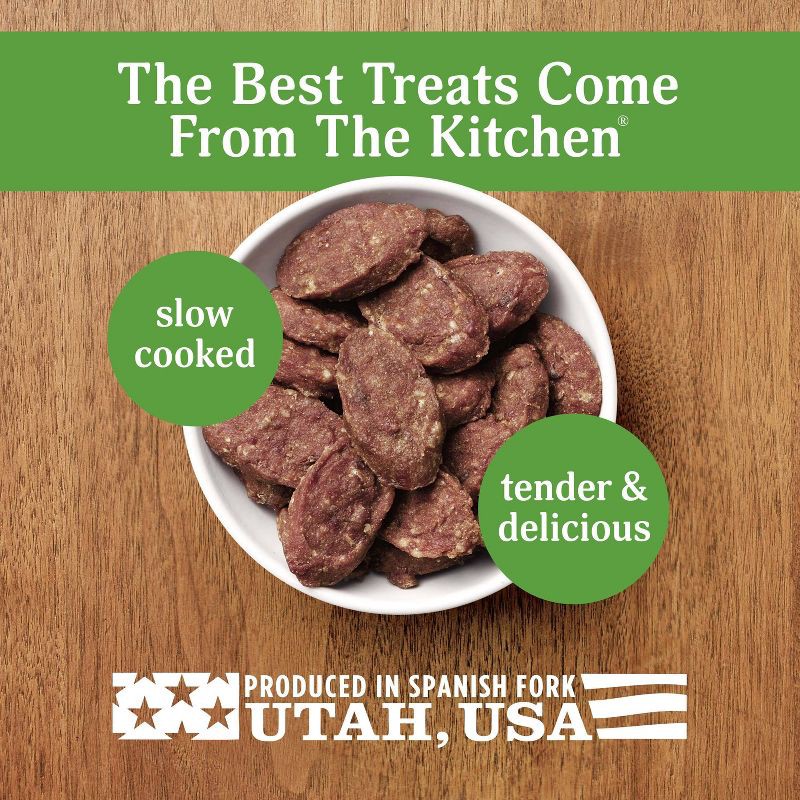 slide 5 of 8, Milo's Kitchen Beef Sausage & Rice Slices Chewy Dog Treats - 18oz, 18 oz