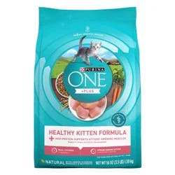 Purina ONE Healthy Kitten Formula Natural Chicken Flavor Dry Cat Food - 3.5lbs