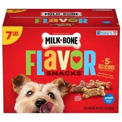Milk-Bone Biscuits with Beef, Turkey, Sausage, Bacon and Chicken Flavor Crunchy Dog Treats - 7lbs