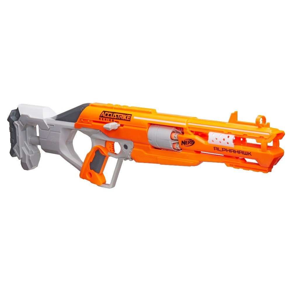 slide 8 of 8, Nerf N-Strike Elite Accustrike Series Alphahawk Blaster, 1 ct