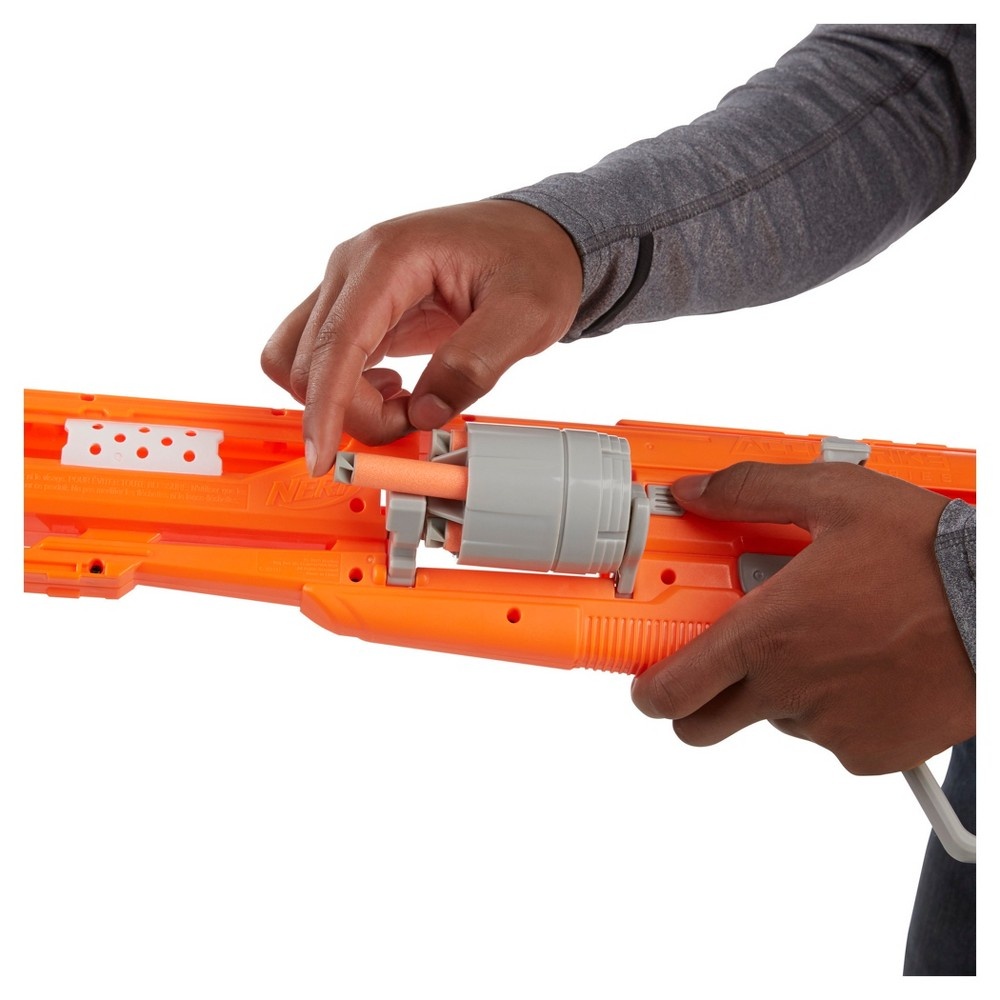 slide 2 of 8, Nerf N-Strike Elite Accustrike Series Alphahawk Blaster, 1 ct