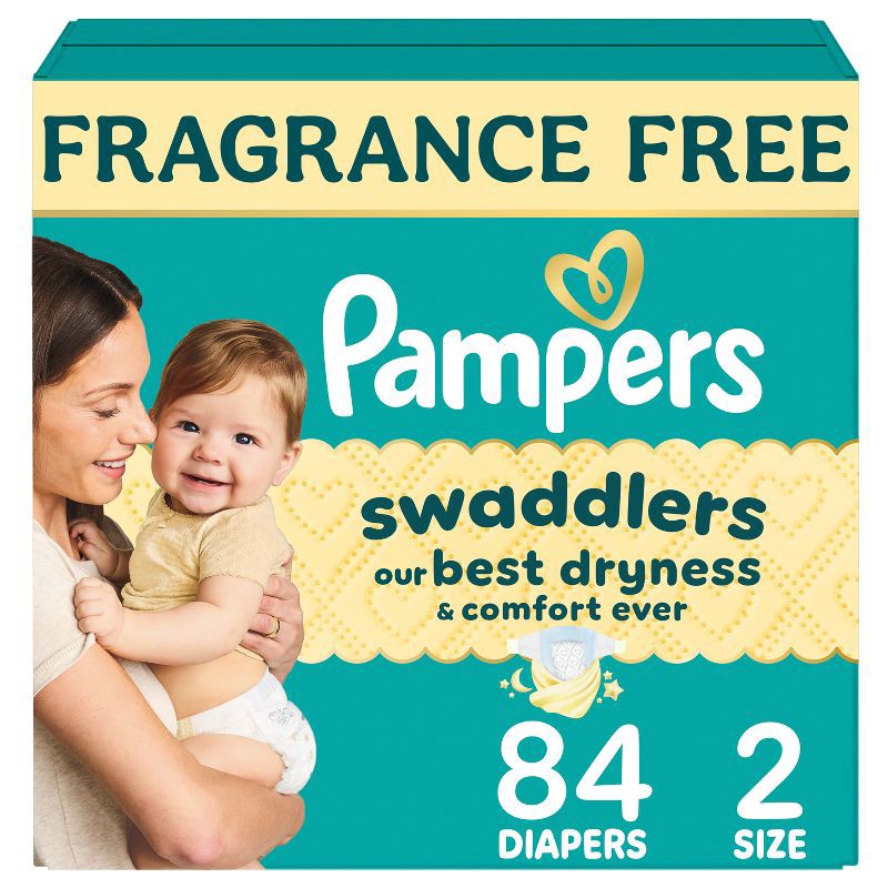 slide 1 of 16, Pampers Swaddlers Sensitive Disposable Diapers - Size 2 - 84ct, Size 2; 84 ct