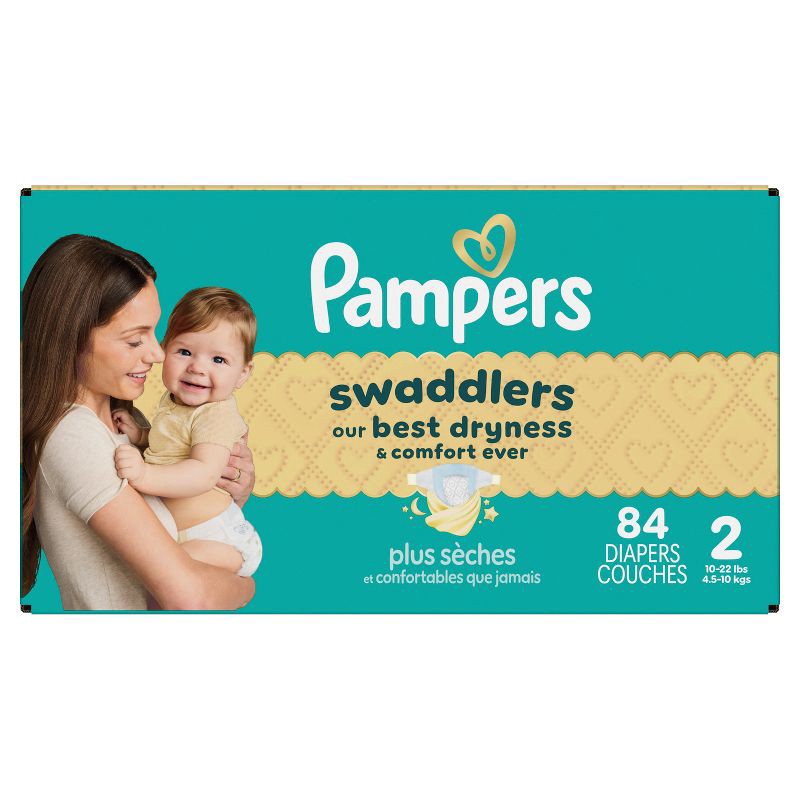 slide 16 of 16, Pampers Swaddlers Sensitive Disposable Diapers - Size 2 - 84ct, 2 x 84 ct