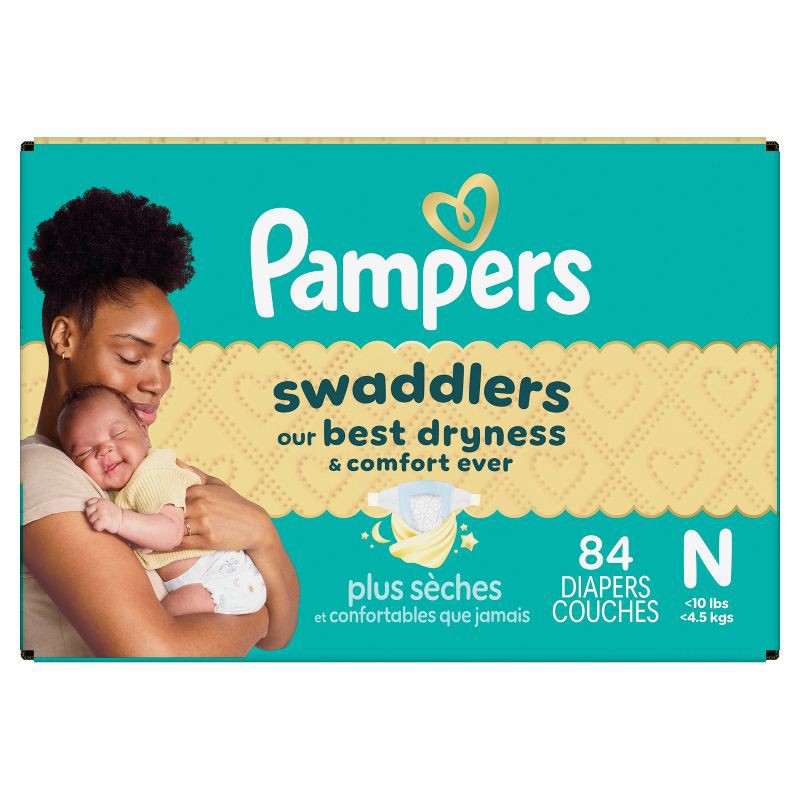 slide 15 of 16, Pampers Swaddlers Sensitive Disposable Diapers - Size 0 - 84ct, 0 x 84 ct