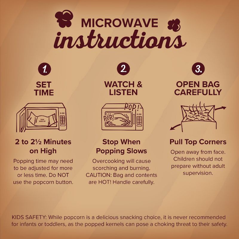 slide 6 of 6, Orville Redenbacher's Natural Simply Salted Microwave Popcorn - 6ct/19.74oz, 6 ct, 19.74 oz