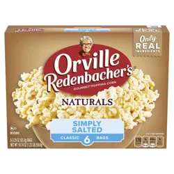 Orville Redenbacher's Natural Simply Salted Microwave Popcorn - 6ct/19.74oz