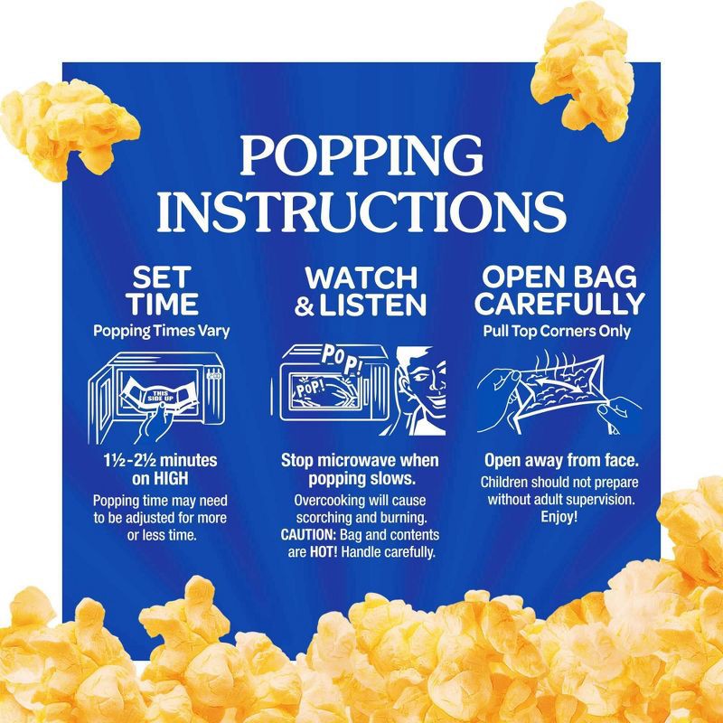 slide 5 of 5, Act II Butter Lovers Microwave Popcorn - 6ct/16.5oz, 6 ct; 16.5 oz