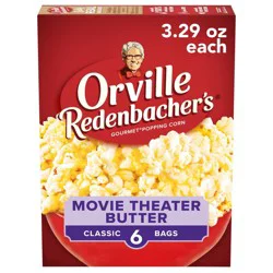 Orville Redenbacher's Movie Theater Butter Microwave Popcorn - 19.74oz / 6ct