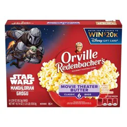 Orville Redenbacher's Movie Theater Butter Microwave Popcorn - 19.74oz / 6ct