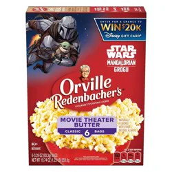 Orville Redenbacher's Movie Theater Butter Microwave Popcorn - 19.74oz / 6ct