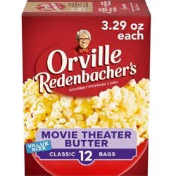 Orville Redenbacher's Movie Theater Butter Microwave Popcorn - 12ct/39.49oz