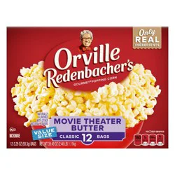 Orville Redenbacher's Movie Theater Butter Microwave Popcorn - 12ct/39.49oz