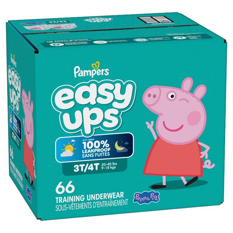 slide 15 of 16, Pampers Easy Ups Girls' Disposable Training Underwear - 3T-4T - 66ct, 66 ct