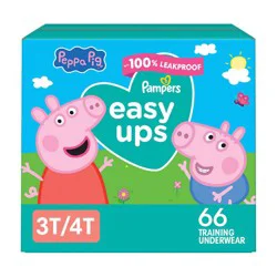 Pampers Easy Ups Girls' Disposable Training Underwear - 3T-4T - 66ct