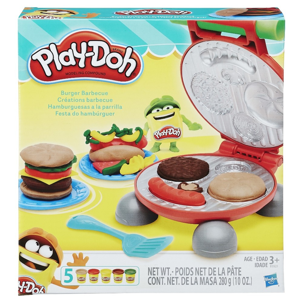 slide 3 of 3, Play-Doh Burger Barbecue Set, 1 ct