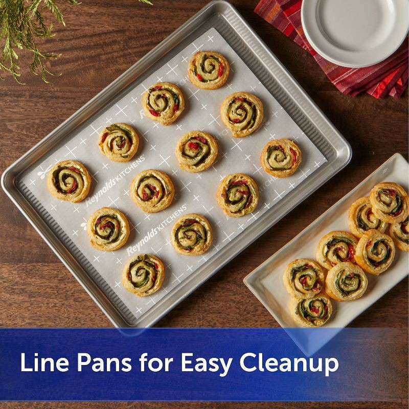 slide 7 of 8, Reynolds Kitchens Non-Stick Parchment Paper - 50 sq ft, 50 sq ft