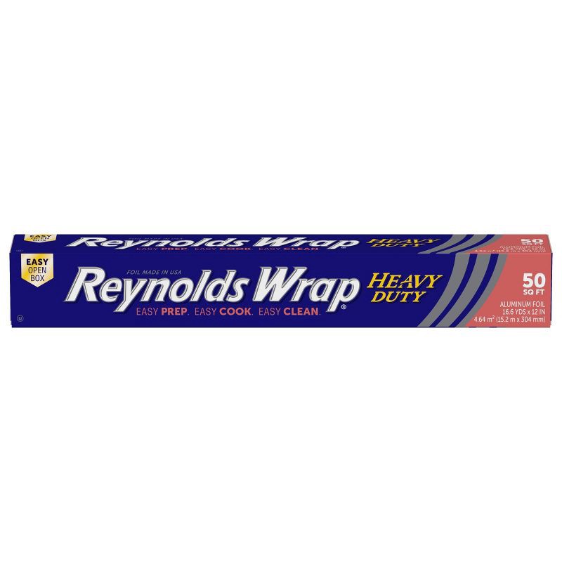 slide 1 of 7, Reynolds Wrap Heavy Duty Aluminum Foil - 50 sq ft, 50 sq ft