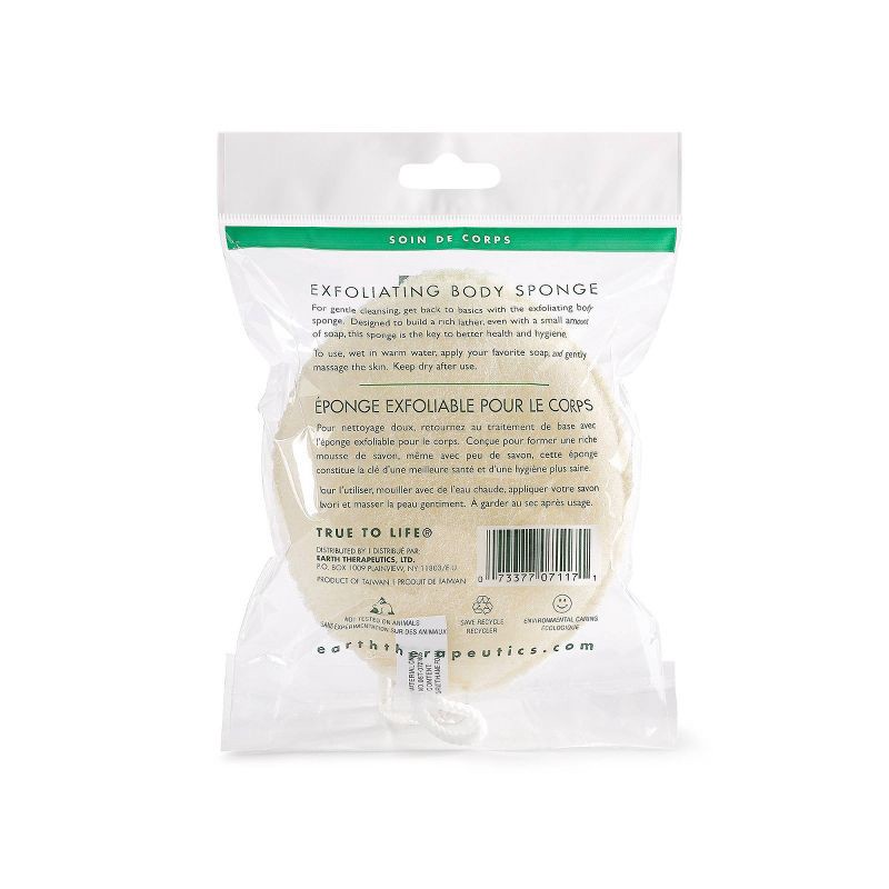 slide 2 of 3, Earth Therapeutics Exfoliating Body Sponge - 1ct, 1 ct